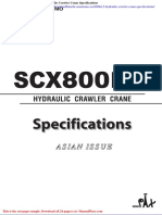 Hitachi Sumitomo Scx800hd 2 Hydraulic Crawler Crane Specifications