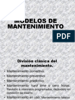 Modelos de Mantenimiento