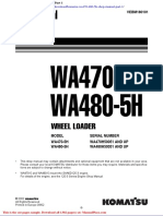 Komatsu Wa470 480 5h Shop Manual Part 1