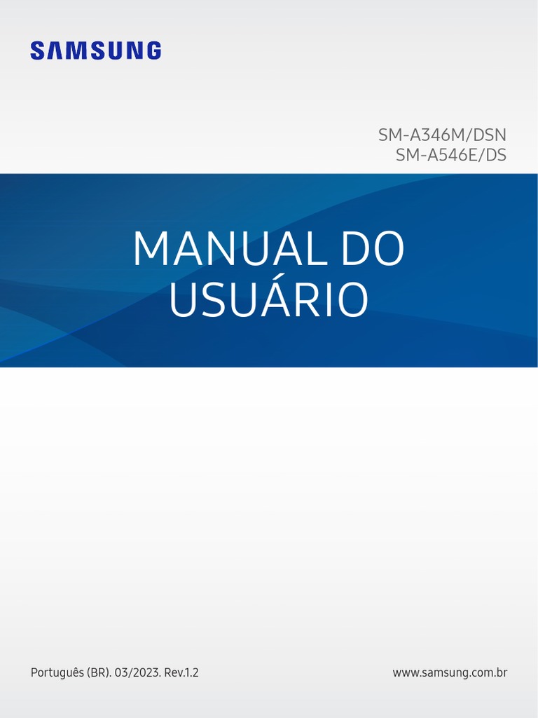 Manual do Usuário Galaxy A34/A54 5G | PDF