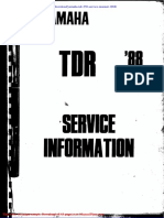 Yamaha TDR 250 Service Manual 1988
