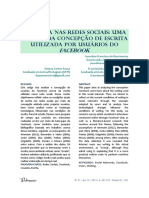 A Escrita Nas Redes Socias, Uma Análise Da Concepção de Escrita Utilizada Por Usuários Do Facebook (Anotado)