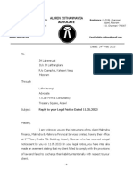 Legal Notice Reply - MAHINDRA FINANCE
