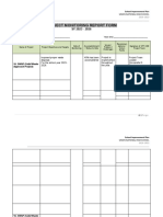 Project Monitoring Evaluation Form Swap