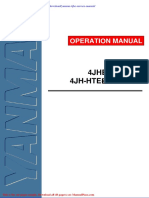 Yanmar 4jhe Service Manual