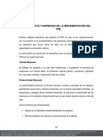 Beneficios y Barreras de La Implementación Del TPM