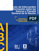 Protocolo de Intercambio de Información Entre Los Bancos y Fiscalía General de La Nación