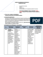 UNIDAD DE APRENDIZAJE 6 - CCSS 5° AeC