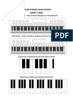 Beginner Keyboard Theory Exercises