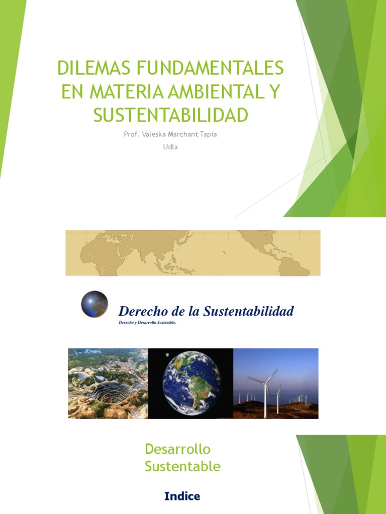 Dilemas en Derecho y Desarrollo Sostenible | PDF | Sustentabilidad ...