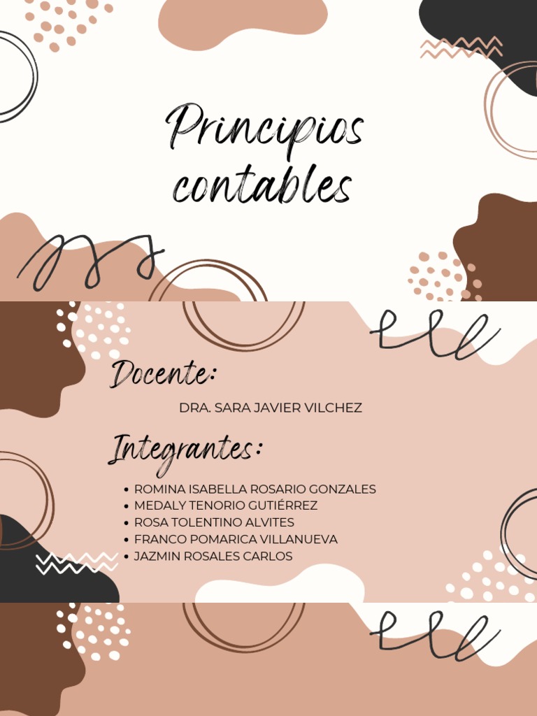 Principios Contables | PDF