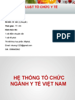 1.1 Hệ Thống Tổ Chức Ngành y Tế Việt