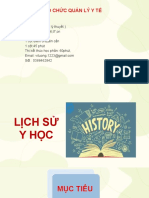 1.0 Lịch Sử y Học