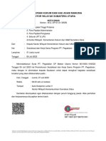 Nota Dinas Sosialisasi Dan Kerja Sama Program PT. Pegadaian