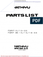 Nichiyu Reach Truck 469 FBRF W 10-14-15!18!55 Series Parts List