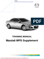Mazda 6 Technical Training Mps Supplement