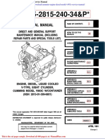 Cummins Engine Diesel Model v903c Service Manual