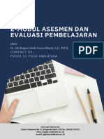 E-Modul Asesmen Dan Evaluasi Pembelajaran