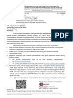 Kegiatan Monitoring Dan Evaluasi Penilaian Kompetensi Tahun 2021 Gelombang VI Di Lingkungan Kantor Wilayah Kementerian Hukum Dan HAM Sumatera Utara