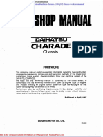 Daihatsu Charade g100 g102 Chassis Workshopmanual