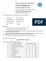 Surat Keterangan Lulus