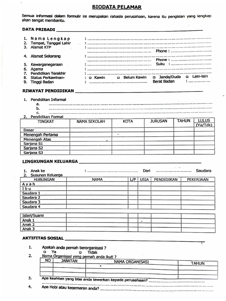 Biodata 1 Pdf