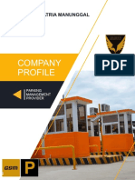 Company Profile Parking Management Provider - PT. Garuda Satria Manunggal