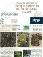 Uso de Vegetación Parque Del Este - Alan, Daniela, Jose