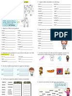 FICHA Identificamos Los Hiatos y Los Diptongos