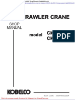 Kobelco Crawler Crane Ck1000 2f Cke900 1f Shop Manual S5gh00002ze04