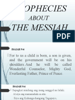 Prophecies About Messiah
