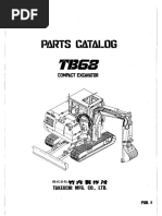 Parts-Manual Takeuchi - TB68S-1993 Excavator