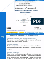 Fenómenos de Transporte II:: Conducción Estacionaria en Dos Dimensiones