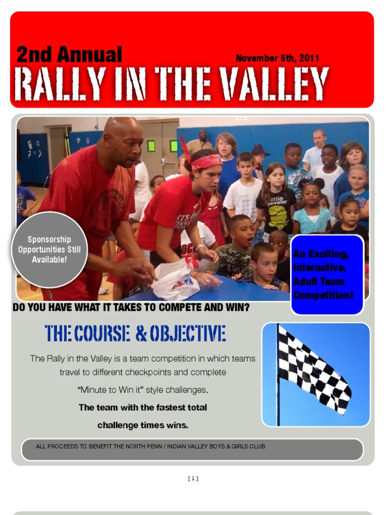 Rally in The Valley 2nd Annual PDF Business