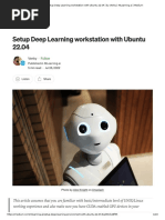 Setup Deep Learning Workstation With Ubuntu 22.04 - by Venky - MLearning - Ai - Medium