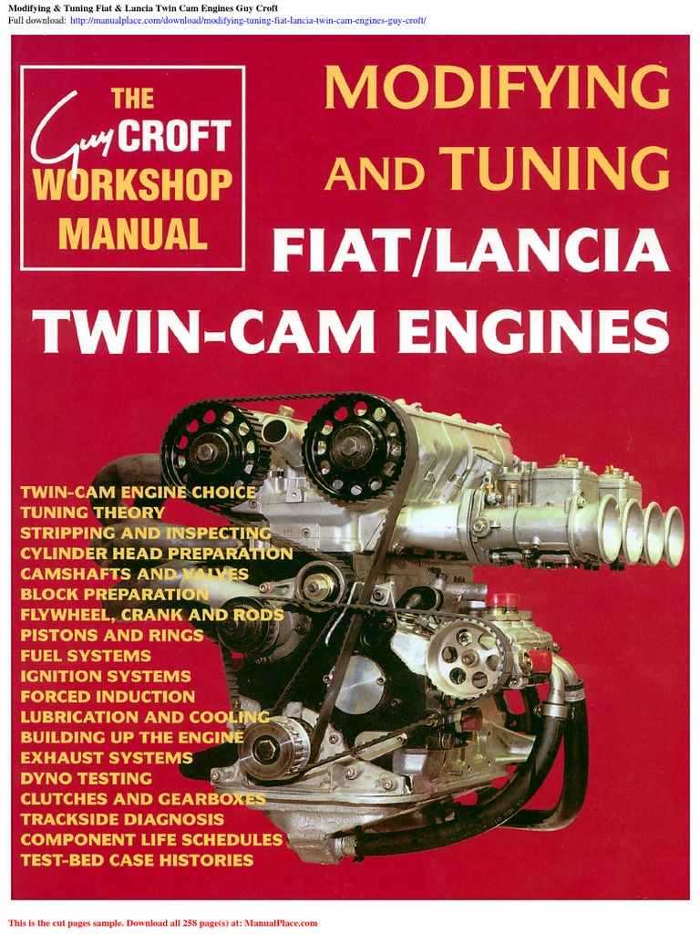 Fiat & Lancia Twin Cam Tuning Guide | PDF