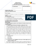 DIGANOSTICO DE 10mo LENGUA Y LITERATURA