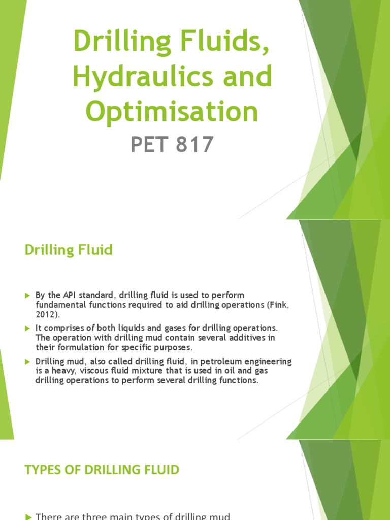 PET817_Drilling Fluids, Hydraulics and Optimisation PDF Permeability (Earth Sciences