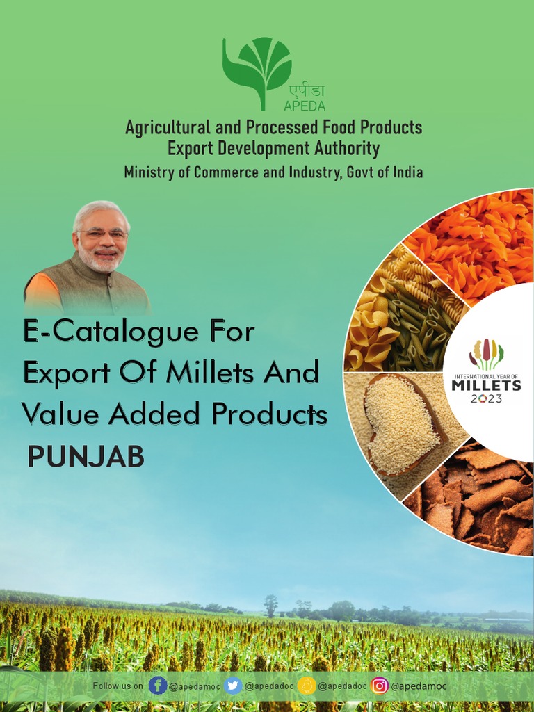 Punjab Millet PDF Cereals Nutrients