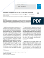 Liquid-Phase Synthesis of 100Li3PS4-50LiI-xLi3PO4 Solid Electrolytes