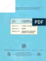 Manual i II III Plantas Filtracion Lenta Cepis