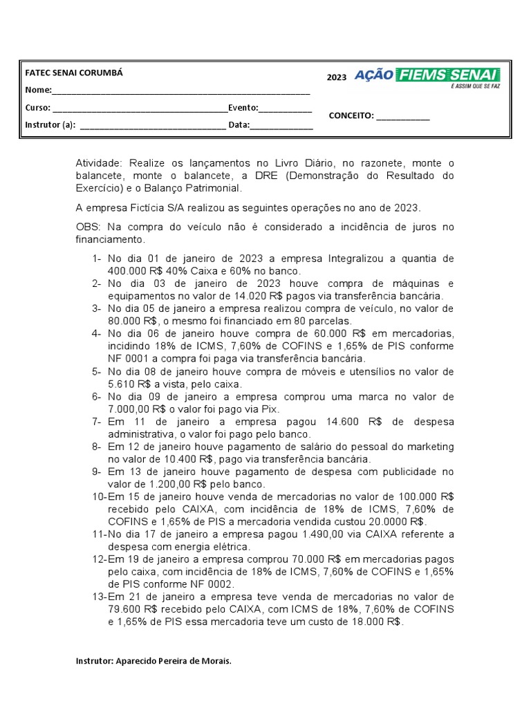 Atividade 06 | PDF