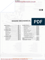 Daihatsu Terios Engine Mechanical Service Manual