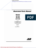 Jlg g10 43a Sn 0160048658 Present Telehandler Parts Manual