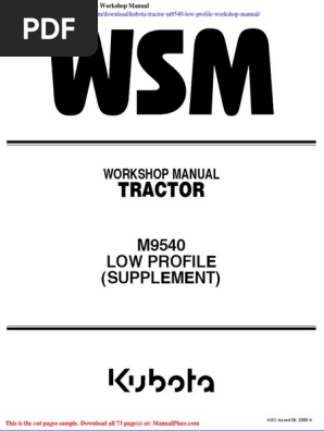 70 本・雑誌・漫画 Kubota WSM ワークショップマニュアル