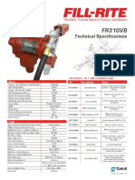 Fill Rite Surtidor Data Sheet