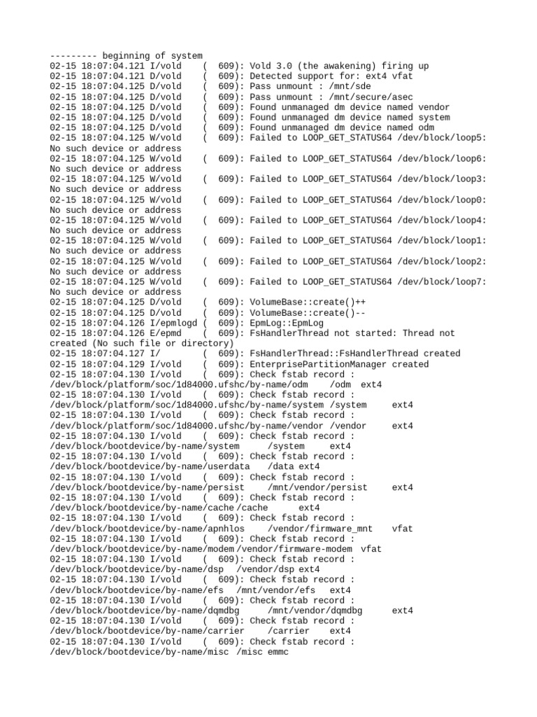 Logcat CSC Update Log | PDF