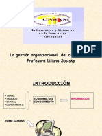 La Gestion Organizacional Del Conocimiento