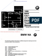 BMW z3 1996 Roadster Electrical Troubleshooting Manual