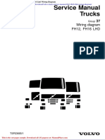 Volvo Truck Service Manual Fh12 Fh16 LHD Wiring Diagram